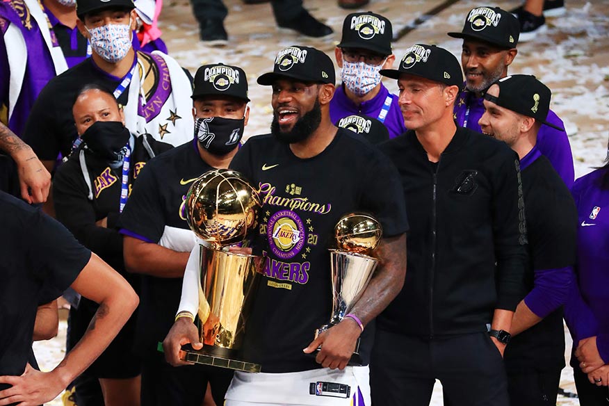 Lebron James, cuatro veces campeón de la NBA y cuatro veces MVP de la final.