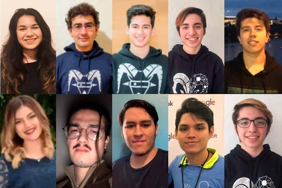Ellos son los 10 estudiantes e integrantes de RoBorregos que crearon el software SEMS. 