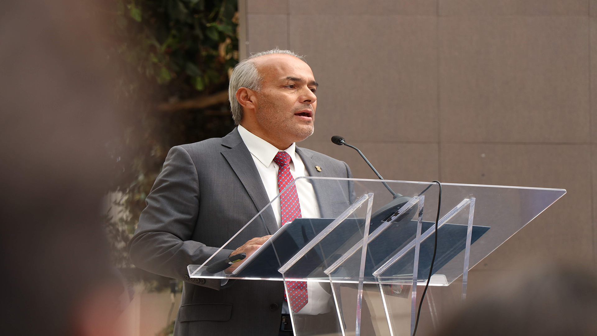 Discurso inaugural del Mtro. José Luis Gutiérrez Pérez. 