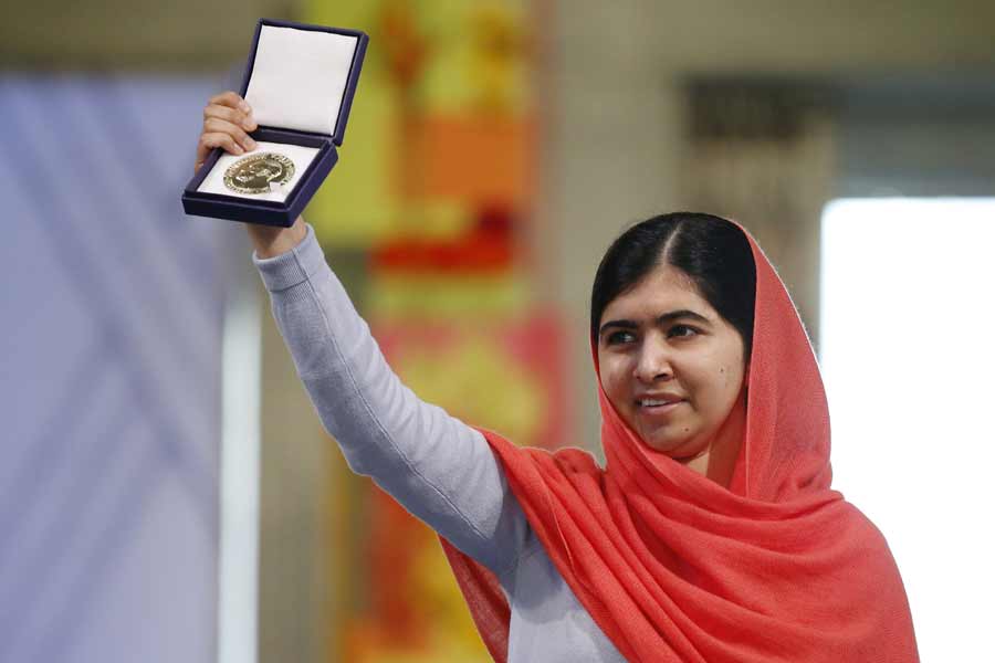 Malala Premio Nobel de la Paz.