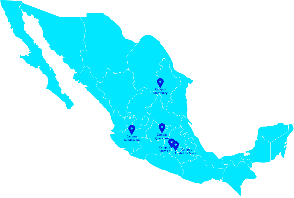 los 5 campus tec de Monterrey  internacionales
