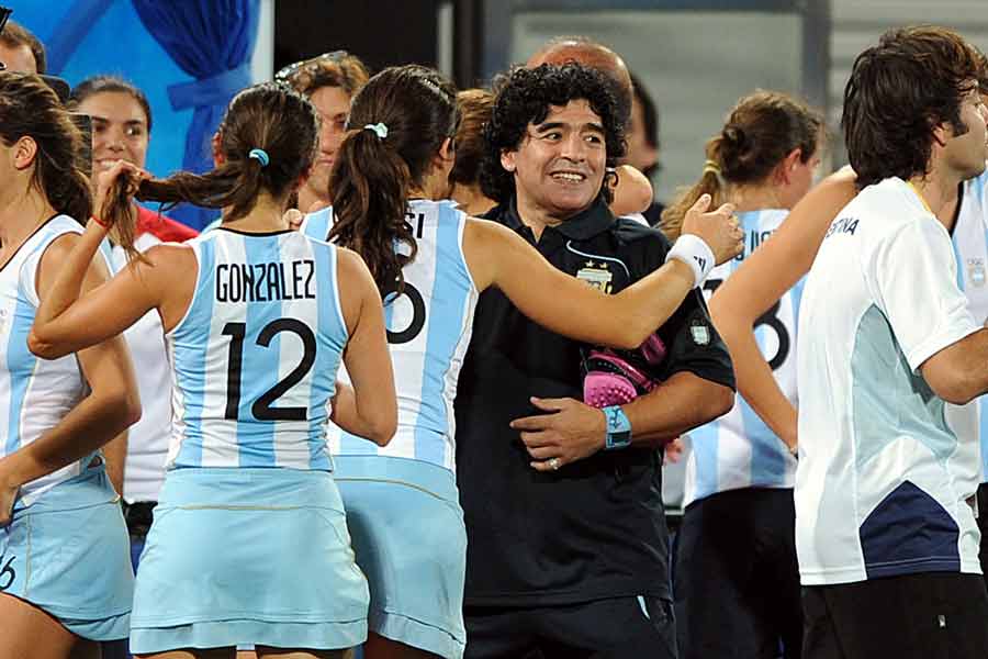 Maradona fue admirado por los argentinos.