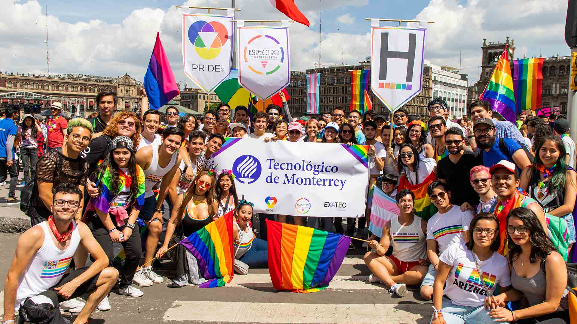 contingente tec región cdmx marcha LGBT 2019