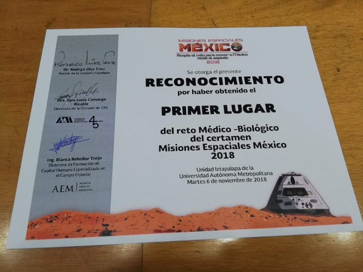 Misiones Espaciales México 2018