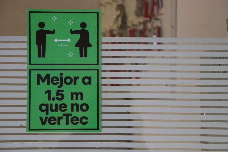 medidas de seguridad y sanidad en campus Morelia