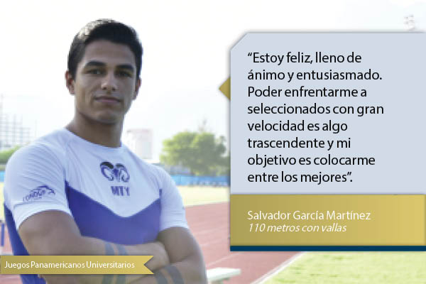 Salvador García, deportista del campus Monterrey