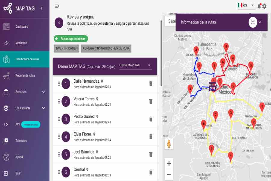 Map Tag es una Startup de logística dedicada a la distribución de última milla 