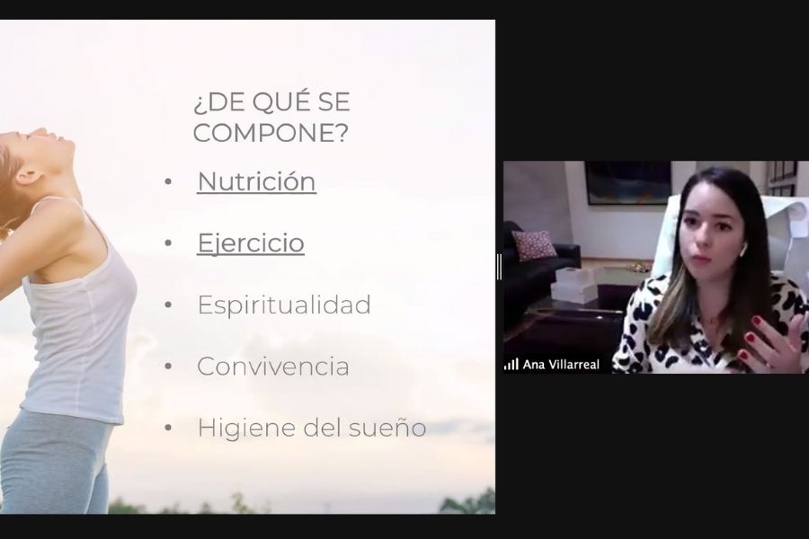 Plática de nutrición con Ana Cecilia Villareal, nutrióloga.