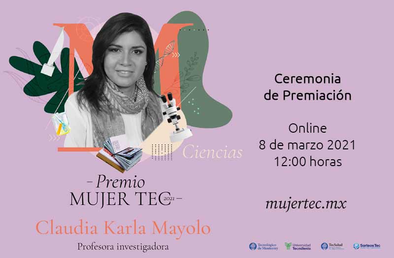 Invitación Premio Mujer Tec Karla Mayolo