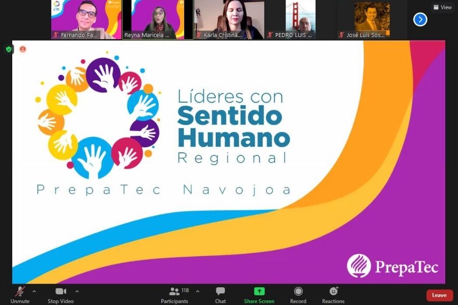 Presentación regional de "VitaBiques" en Líderes con Sentido Humano, con sede en PrepaTec Navojoa.