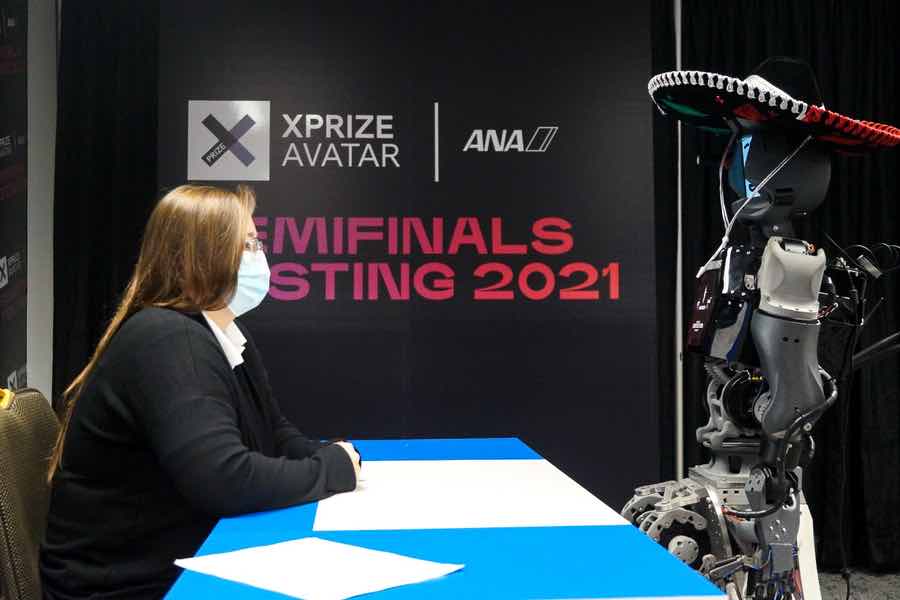El robot Prometheus en las pruebas con jueces