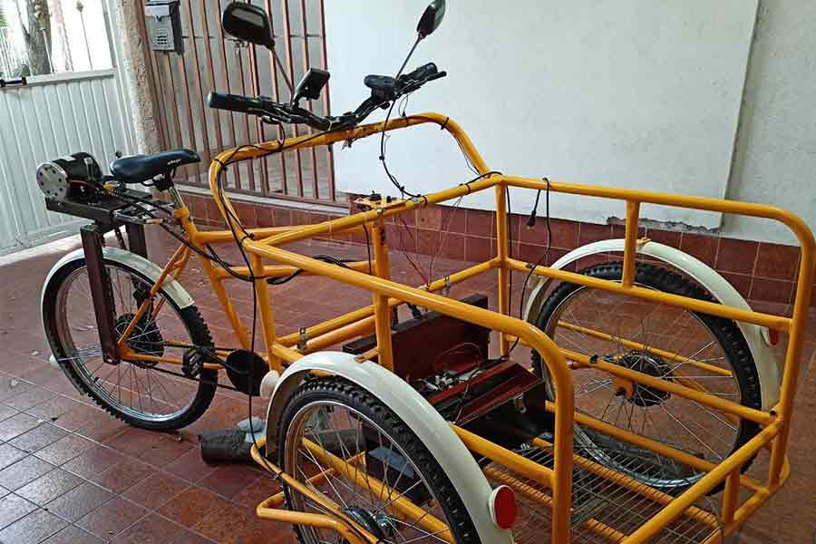 Prototipo del triciclo eléctrico