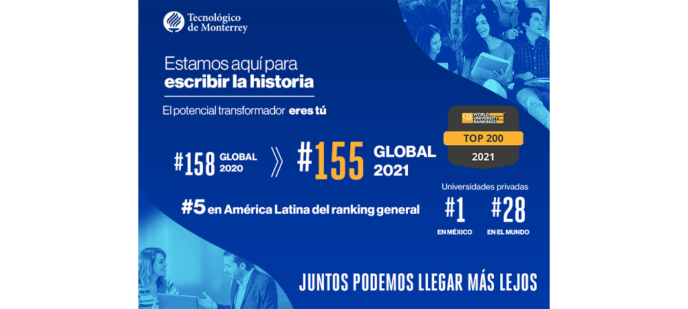 Ranking del Tecnológico de Monterrey de las mejores universidades