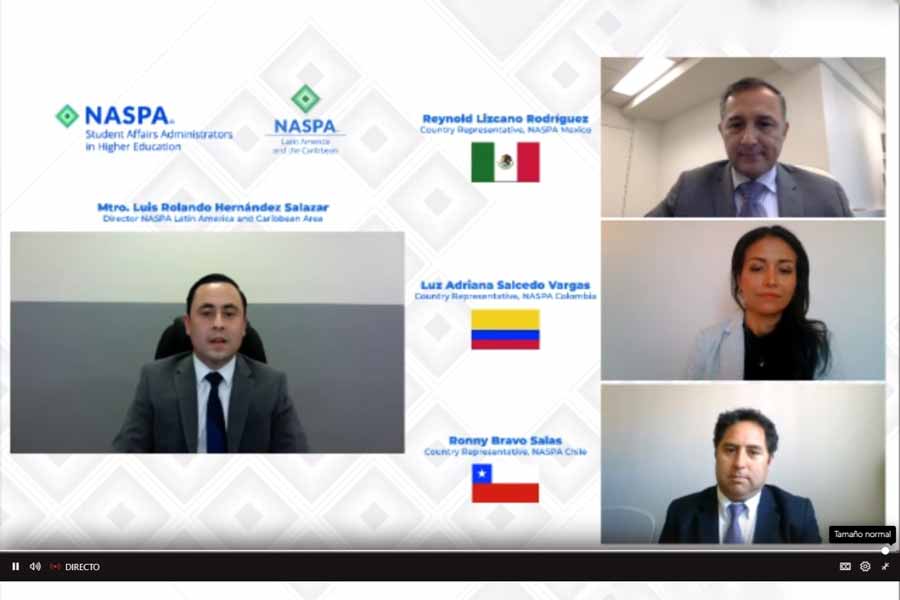 Reynold Lizcano, director de residesidencias del campus Monterrey, fue nombrado presidente de NASPA en México.