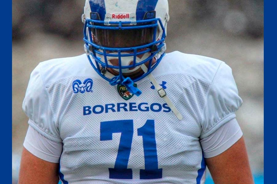 Alfredo Gutiérrez, jugador de Borregos Monterrey.