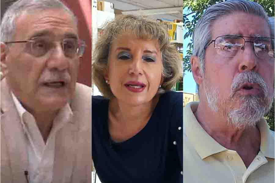 Ricardo Aziz, Hortensia Otiz y Enrique Amaya maestros del Tec campus Chihuahua