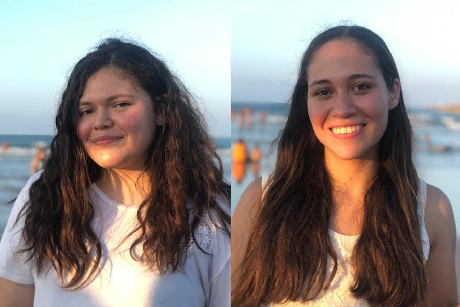 A la izquierda, fotografía de Valeria Rodríguez. A la derecha, fotografía de Daniela Gómez.
