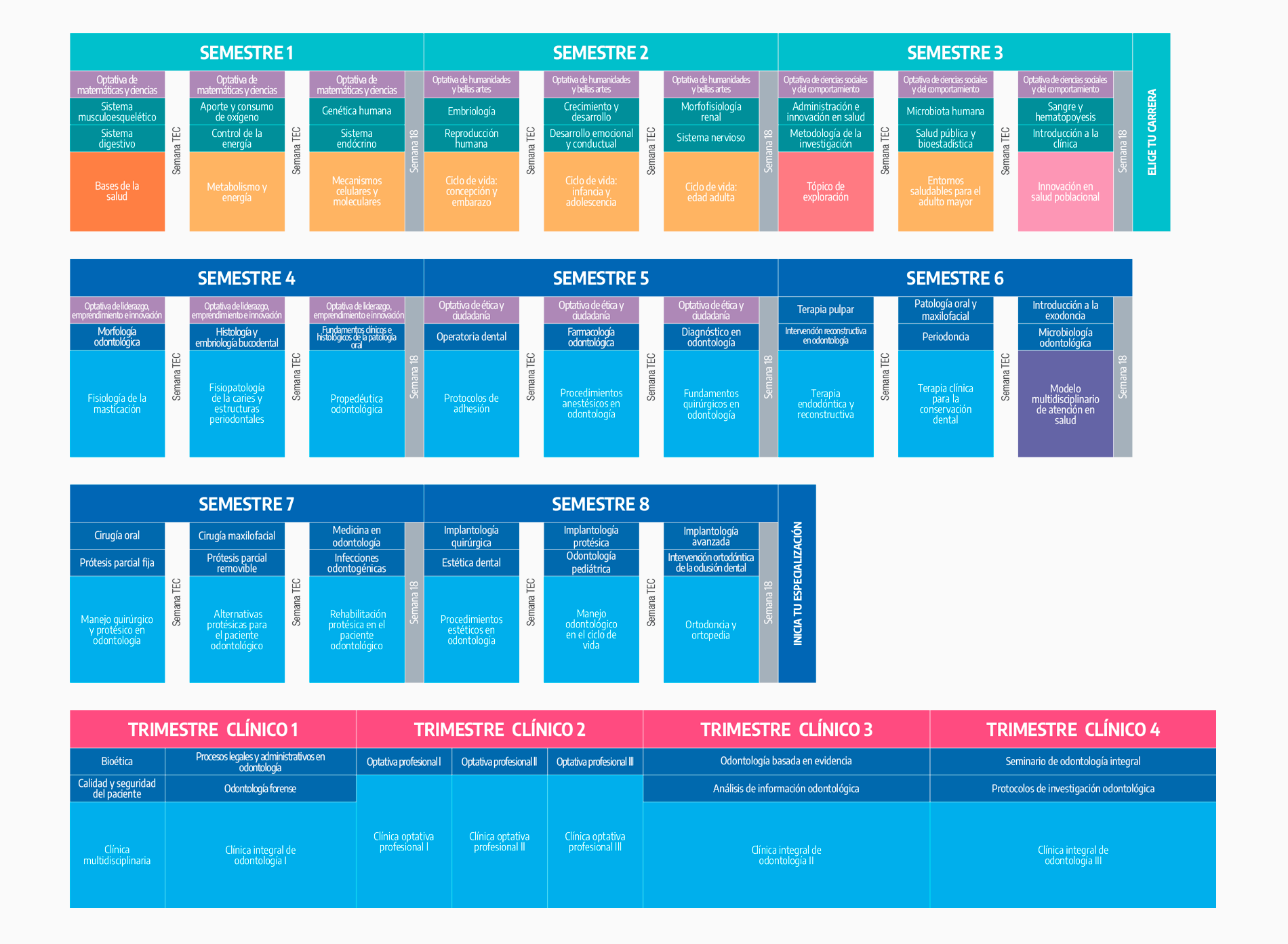 Plan de Estudio Médico Cirujano Odontólogo
