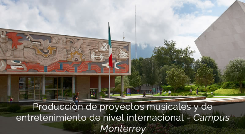Producción de proyectos musicales y de entretenimiento de nivel internacional