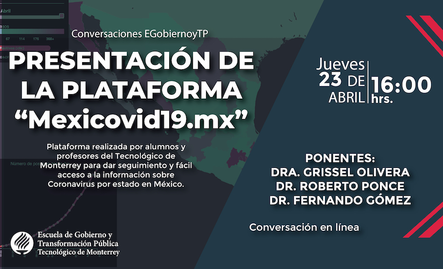Evento en línea - Presentación de la plataforma Mexicovid19.mx