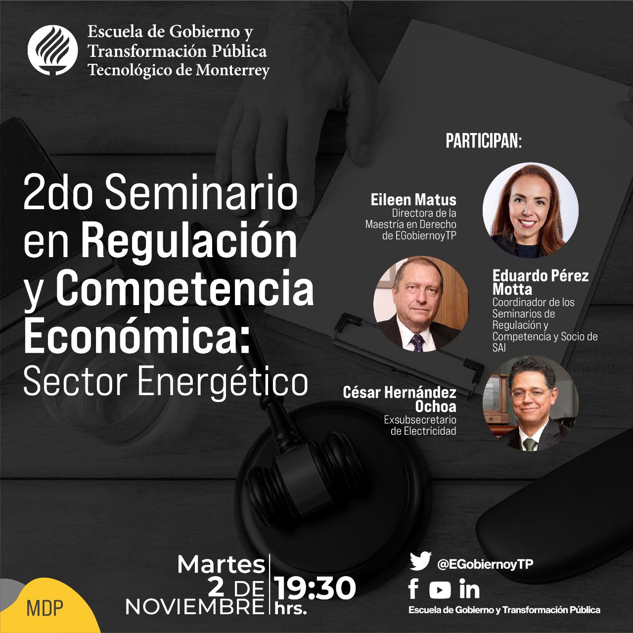 Segundo seminario en regulación y competencia económica: sector energético