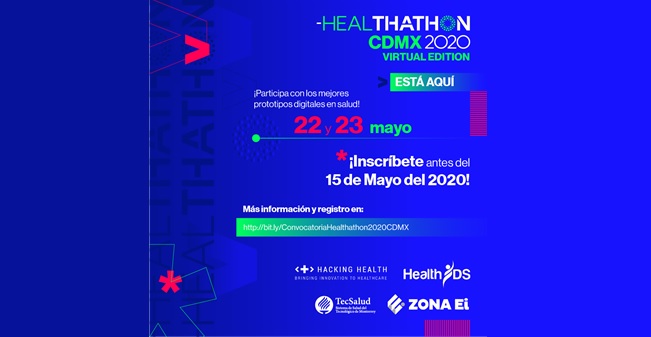 Convocatoria en línea - Healthathon CDMX 2020 Virtual Edition