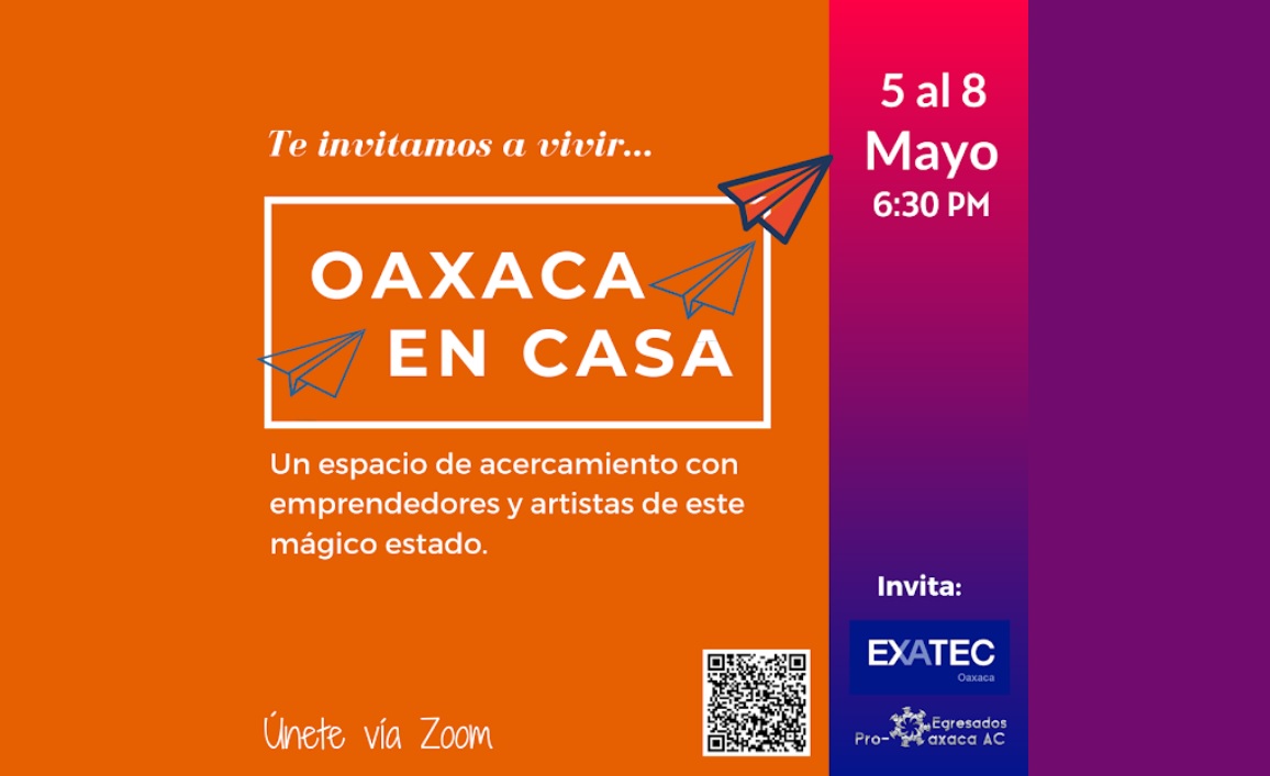 Actividades en línea - Te invitamos a vivir... Oaxaca en casa