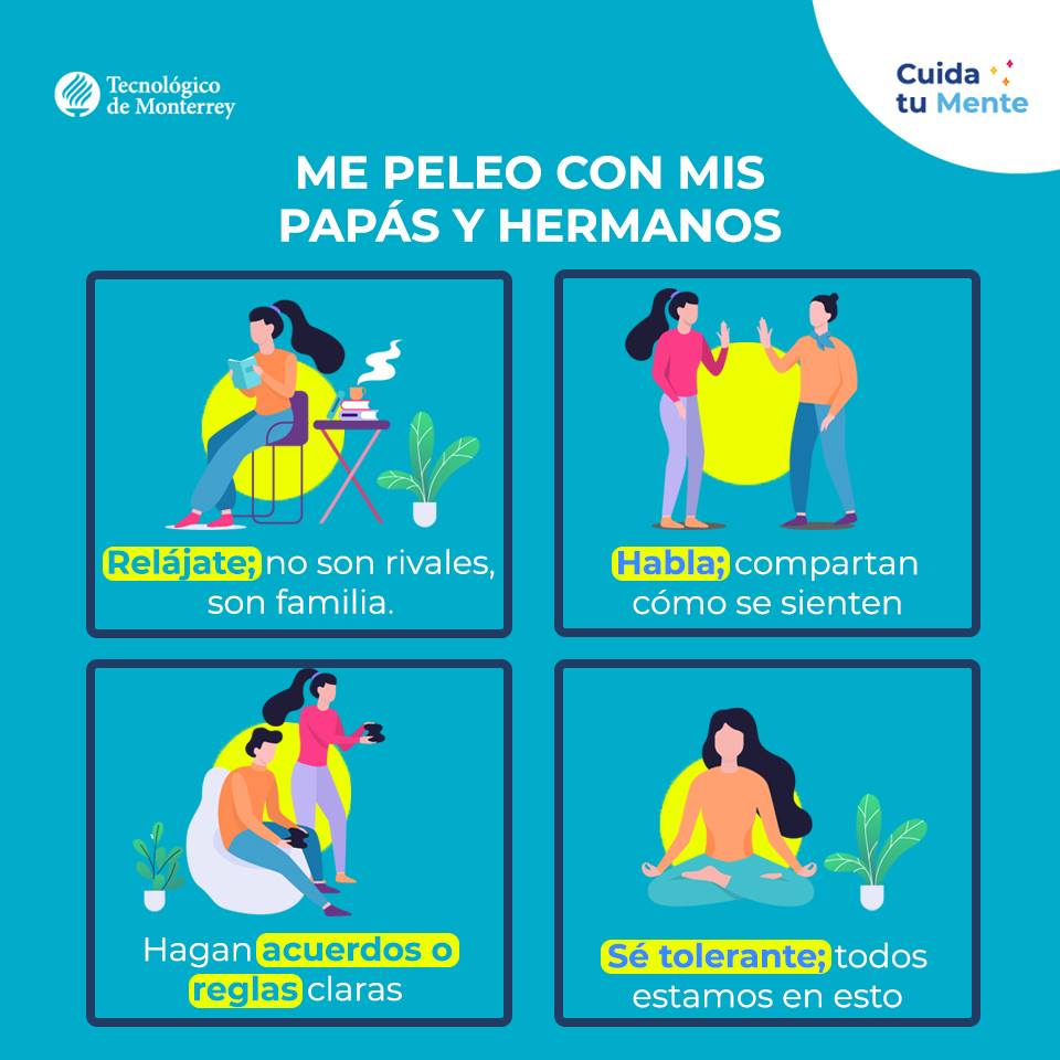 Peleas con papás y hermanos