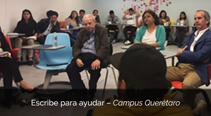 Semanas i, Escribe para ayudar, Campus Querétaro