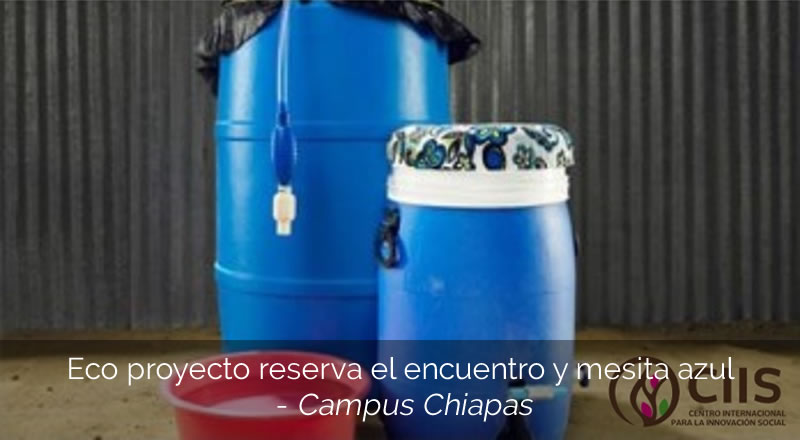 Eco proyecto reserva el encuentro y mesita azul