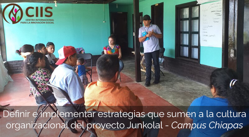 Definir e implementar estrategias que sumen a la cultura organizacional del proyecto Junkolal