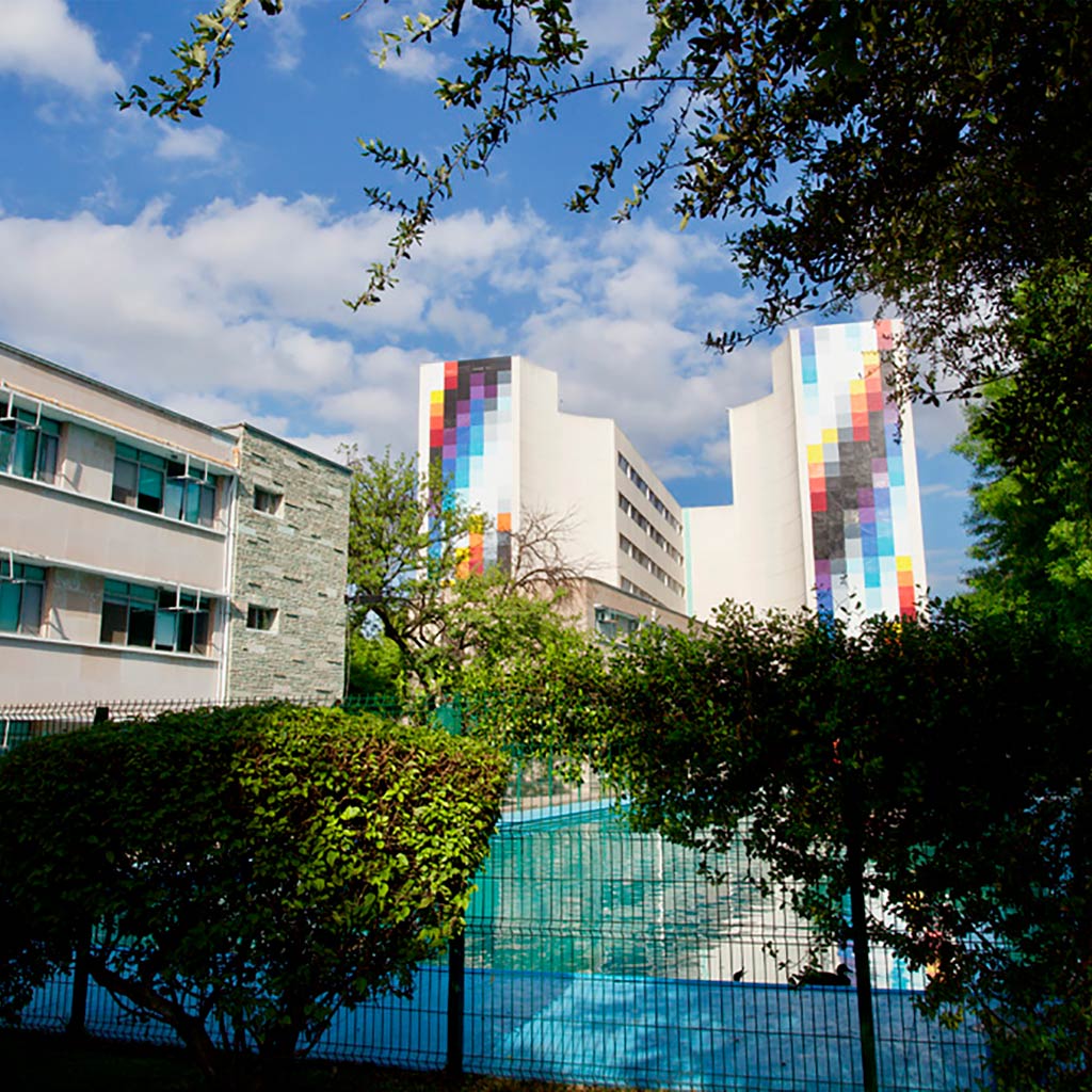 Frontispicio residencias campus Monterrey