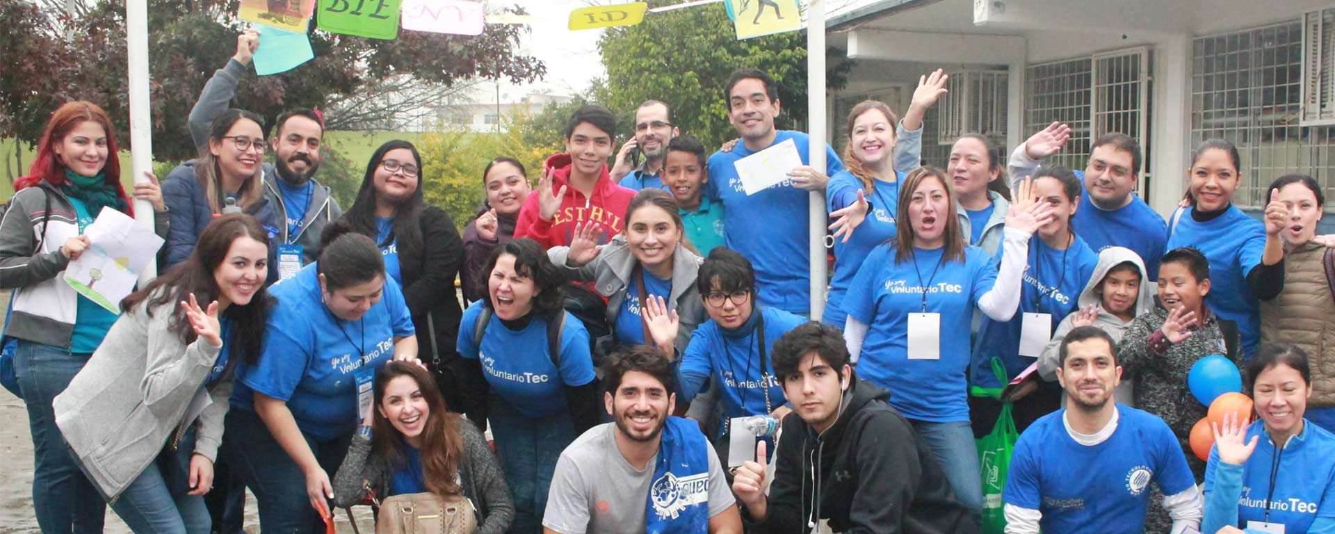 Comunidad Tec de Programas en línea participando en el Voluntariado Tec