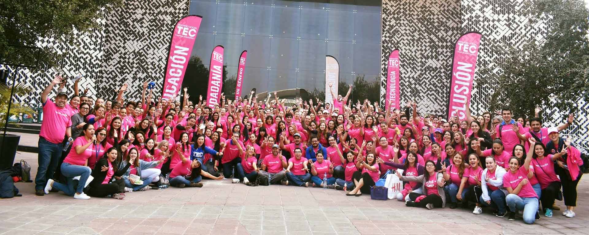 El Voluntariado Tec es una iniciativa del Tec de Monterrey en donde cualquier integrante de la comunidad Tec y Exatec puede participar en actividades de carácter social