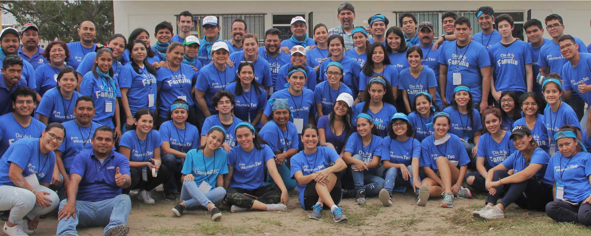 Comunidad Tec del Campus Tamaulipas participando en el Voluntariado Tec 