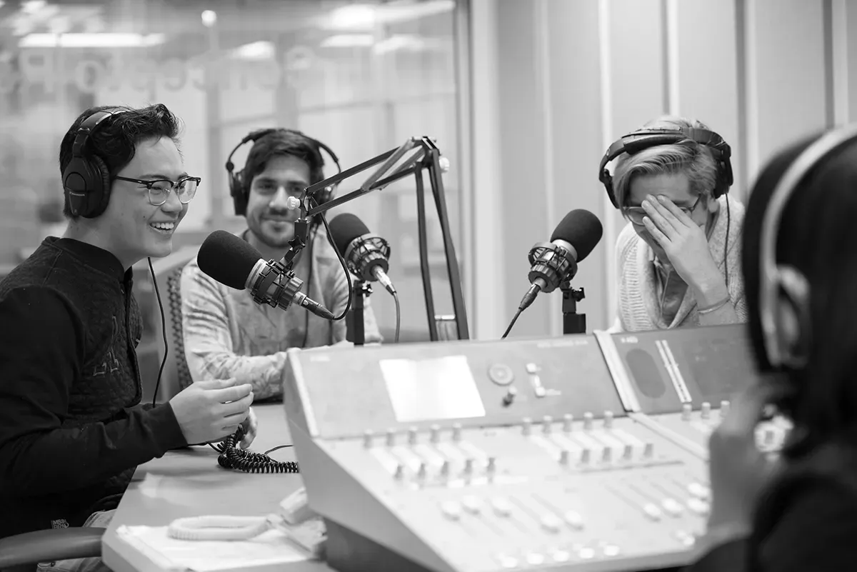 Estudiantes de la carrera de Comunicación