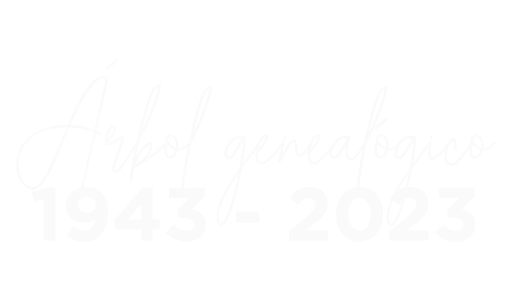 Árbol genealógico 1943 - 2023