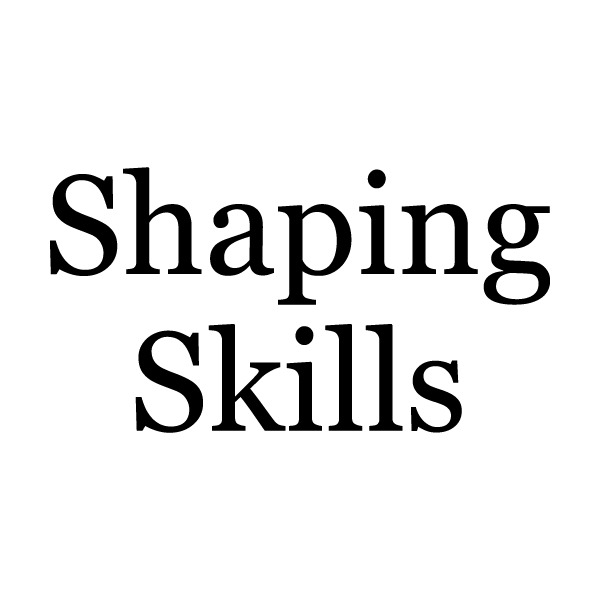 Text: Shaping Skills