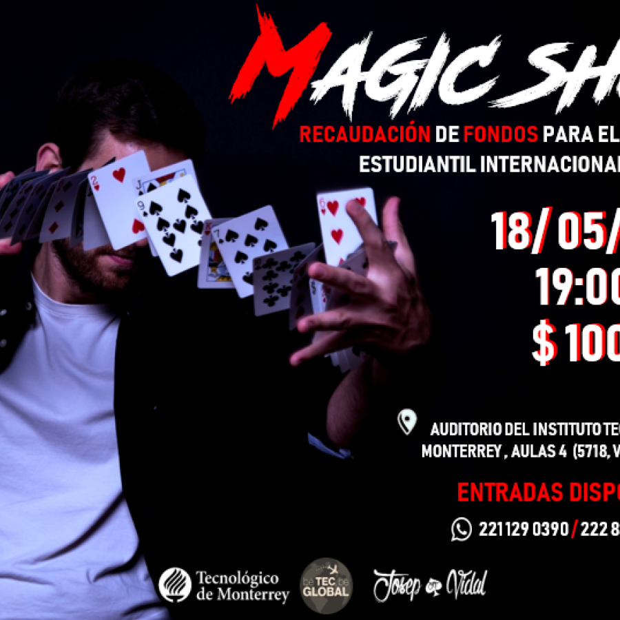 Espectáculo de magia en campus Puebla