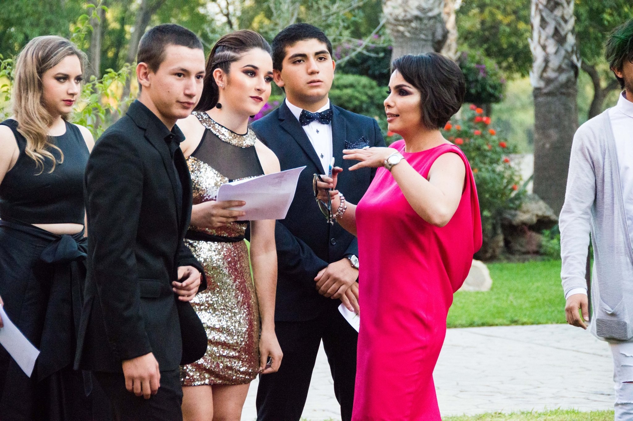 El evento fue coordinado por profesores Alumnos durante premiación