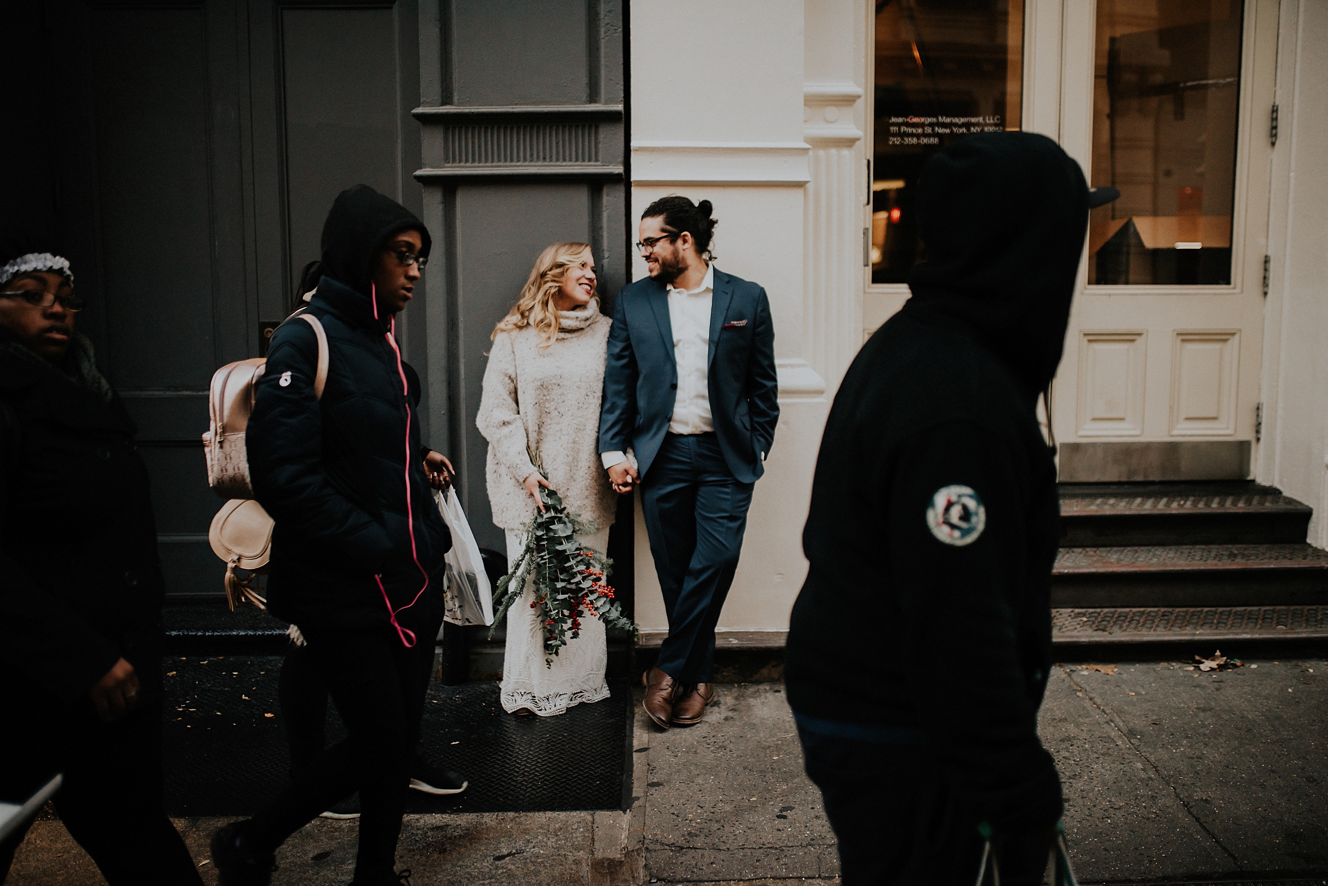 Andrea y Adam: ella española y él de Brooklyn. Fotografiados en SoHo, Fotografía