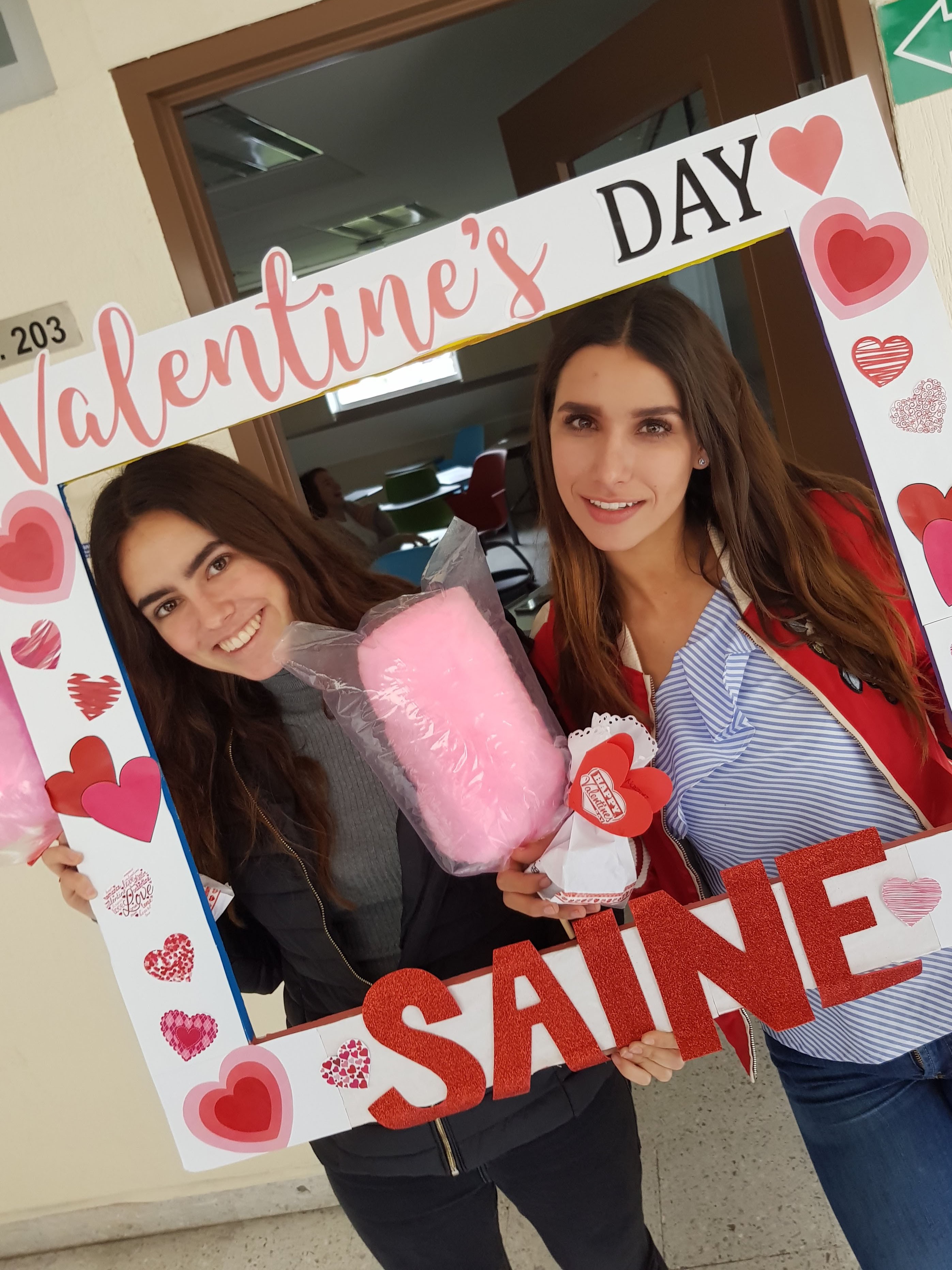 Celebrando Valentine´s day con SAINE. San Valentín en el Tec.
