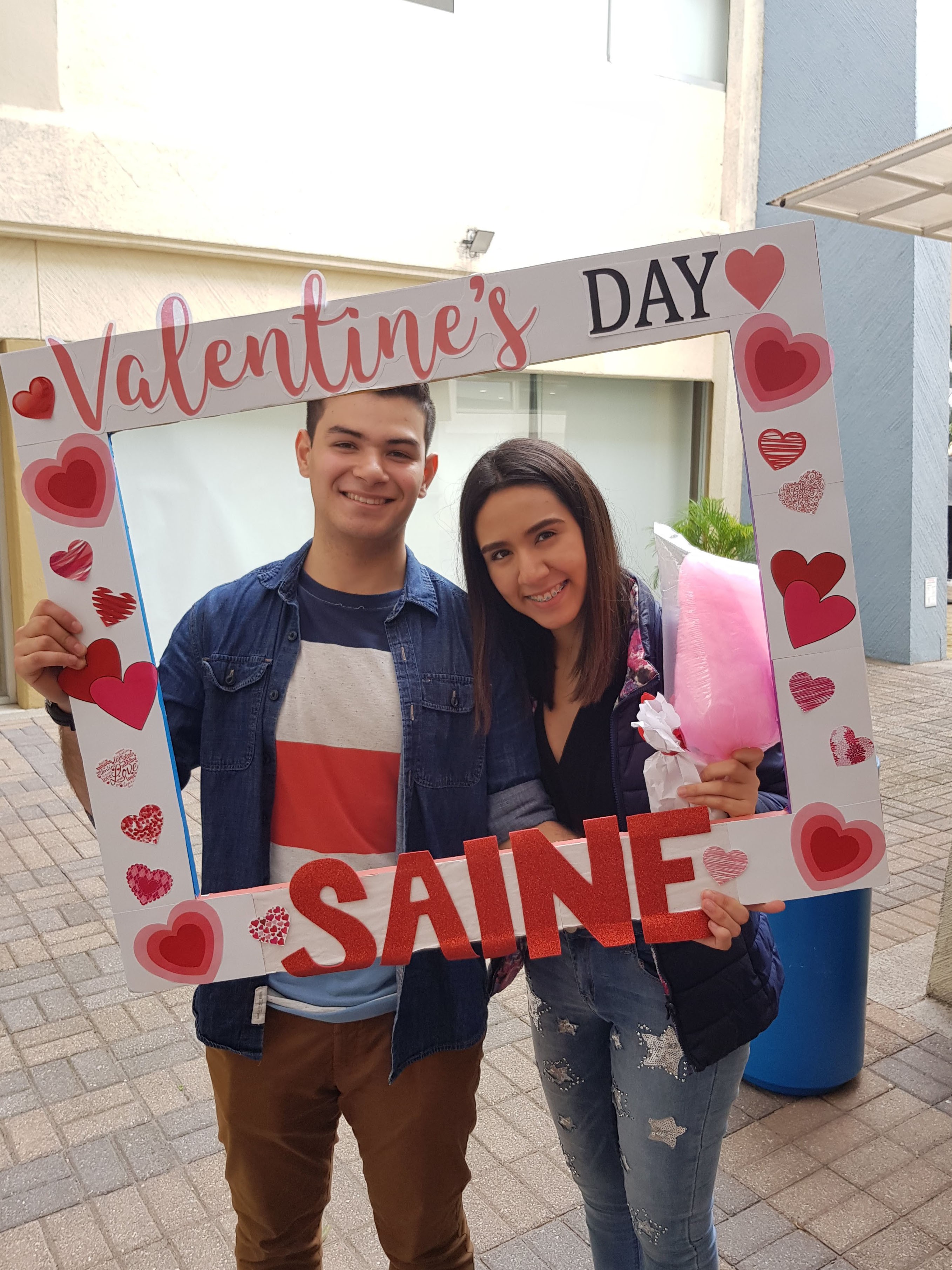 Celebrando Valentine´s day con SAINE. San Valentín en el Tec.