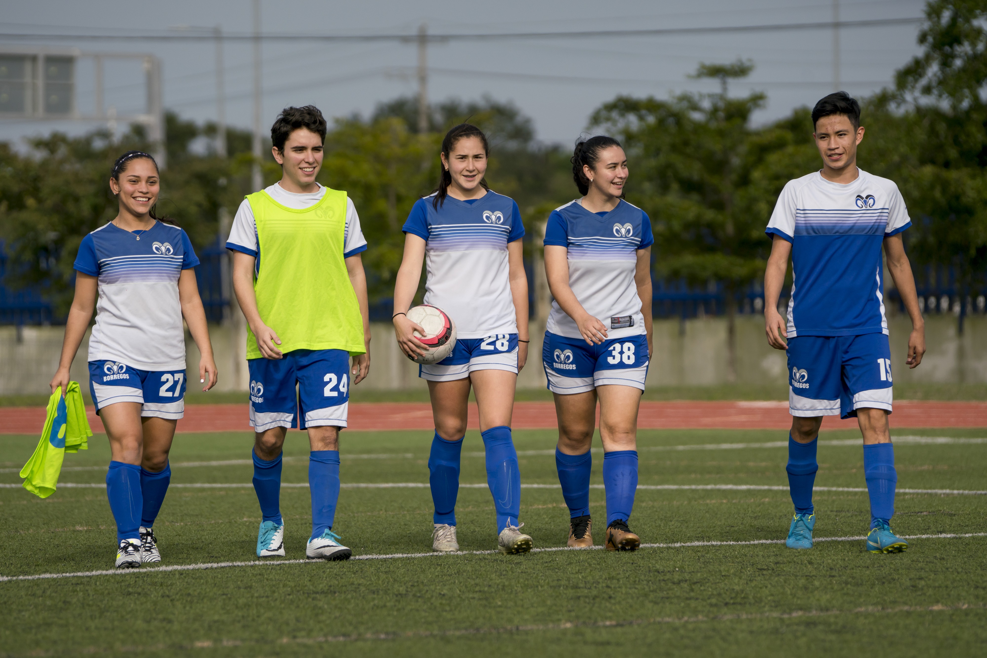 Estudiantes del área de deportes Vivencia deportivaa
