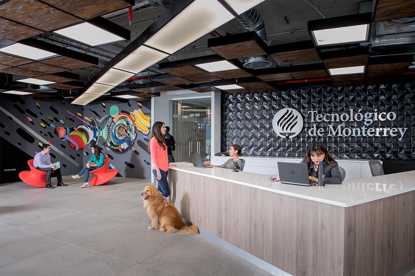 Incluso, hay zonas dentro del edificio en las que puedes llevar a tu mascota. Inaugura Tec oficinas en Nuevo Sur