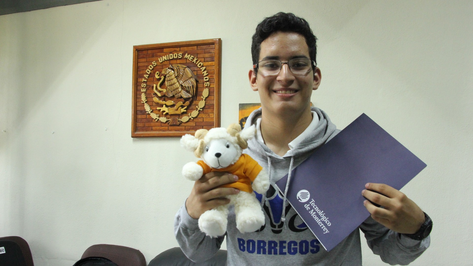 Humberto Uquillas estudiará IMT en el Tecnológico de Monterrey campus San Luis Potosí