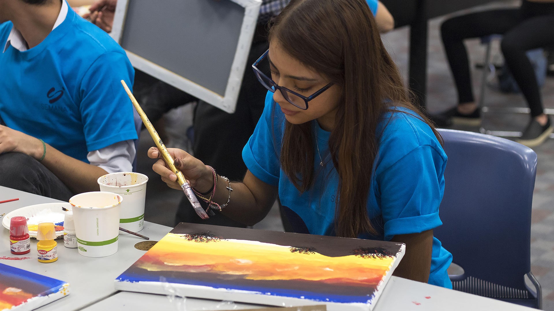 Taller de arte en Ciudad Juárez. Taller de arte en Ciudad Juárez.