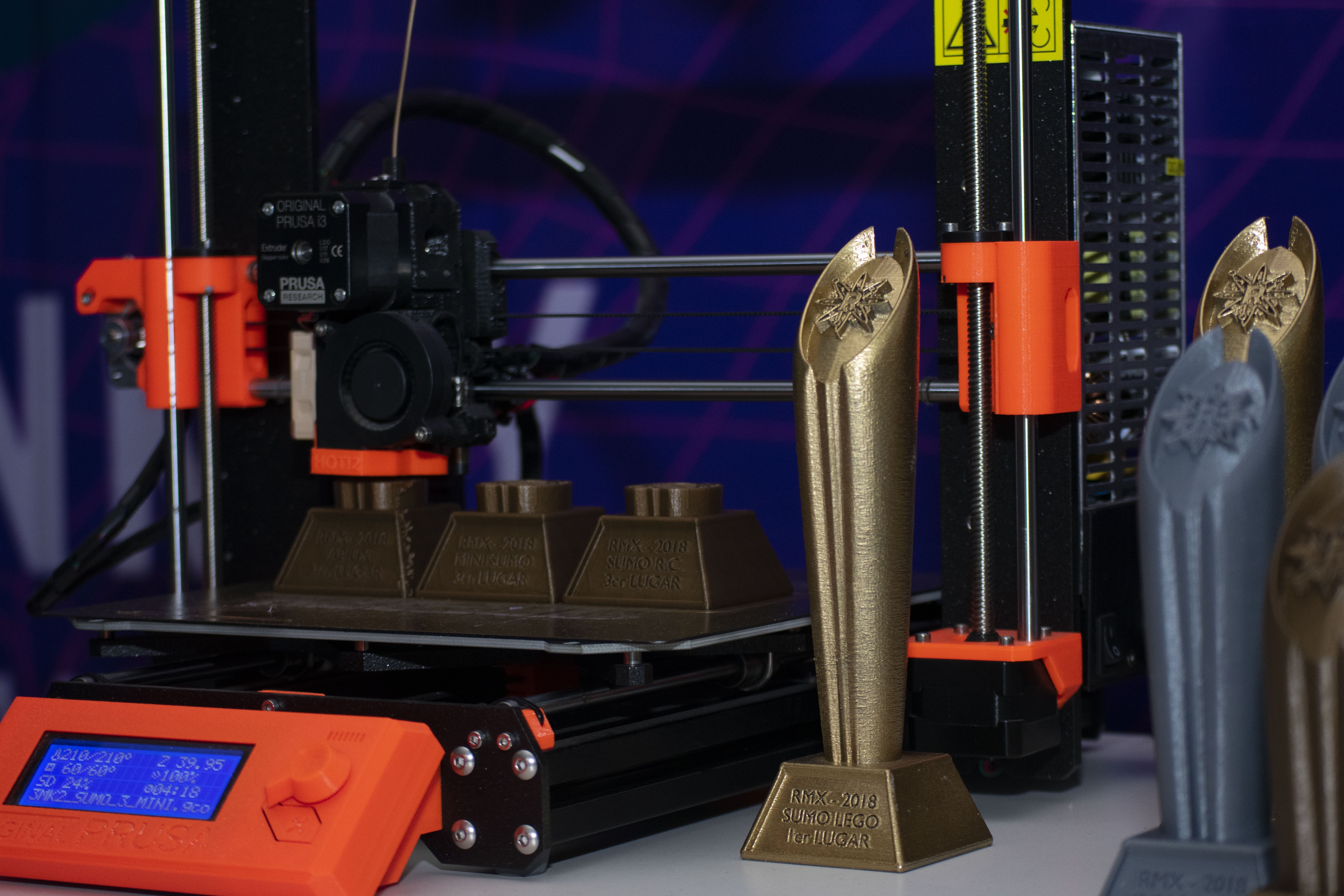 Trofeos impresos en 3D