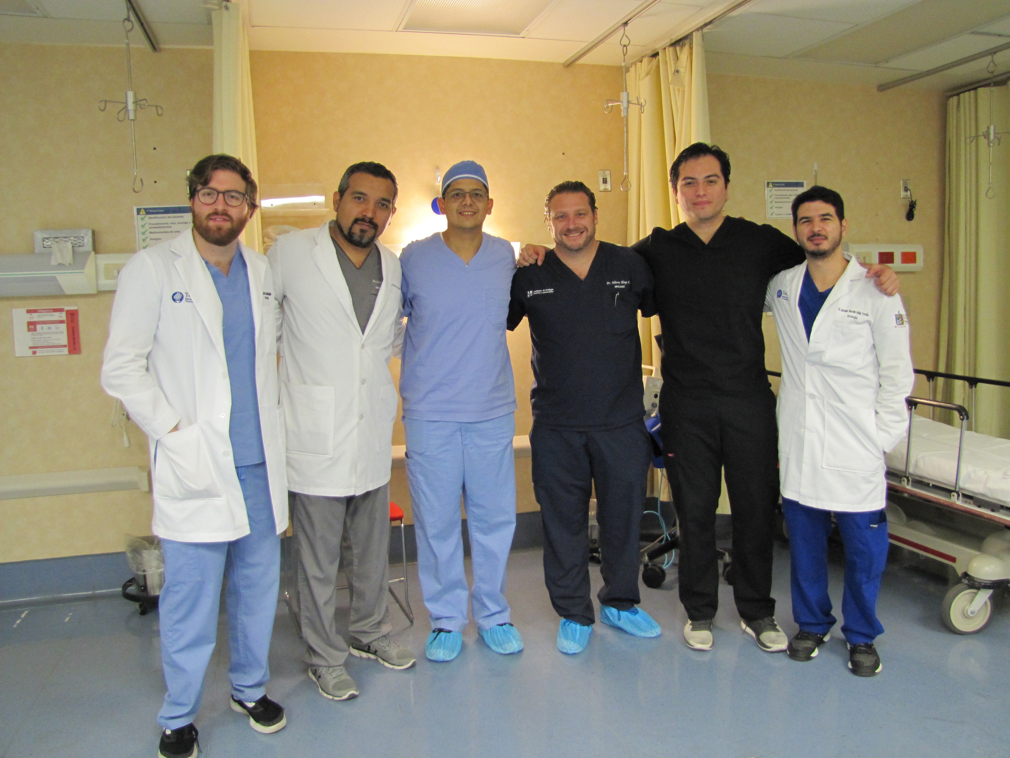 equipo médico voluntario Litiasis