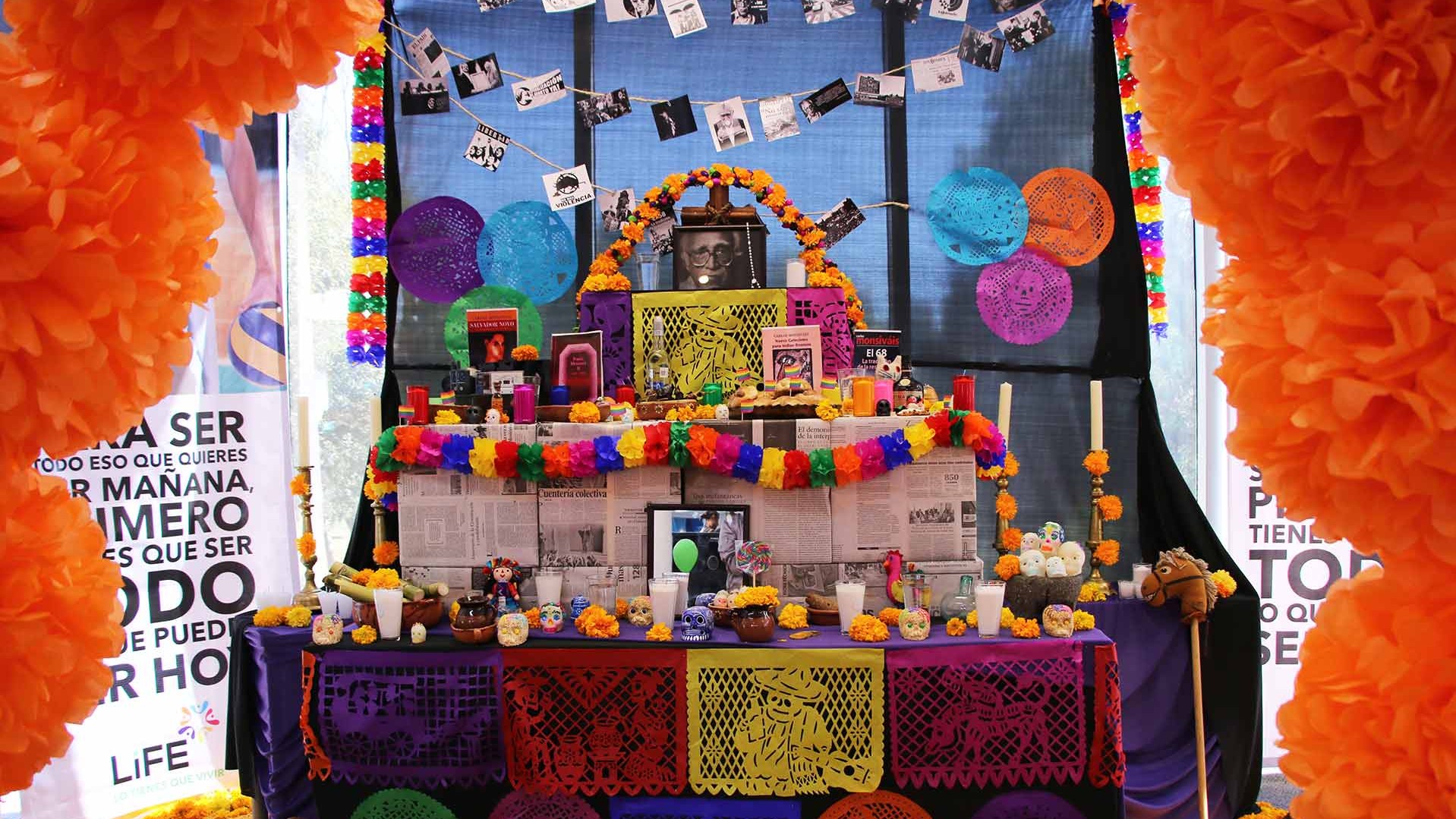 Altares, una forma de expresión cultural. Los altares fueron dedicados a periodistas mexicanos.